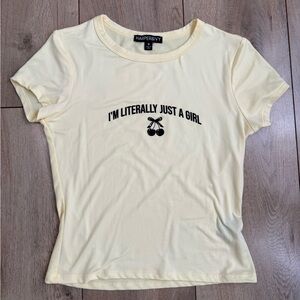 Harper Butter Yellow Baby Tee